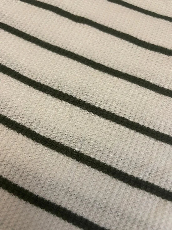 Lulus Basics Sydnee Cream And Olive Green Striped Long Sleeve Top White - Picture 3 of 6